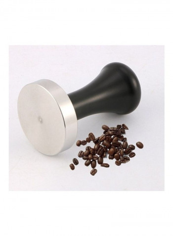 Stainless Steel Coffee Tamper Black/Silver