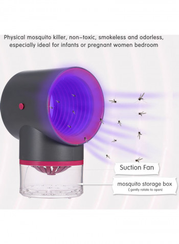 Mosquito Killer Lamp photocatalytic Led Light Grey/Red