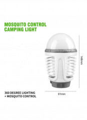 Tent Light Waterproof Rechargeable Mosquito Bulb LJ21040824 White
