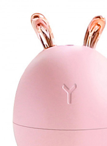 USB Mini Essential Oil Diffuser Aromatherapy Ultrasonic Air Humidifier 2W H29136P-1 Pink/Gold