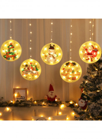 USB Fairy String Lights With 8 Light Modes Multicolour 18.50x8.00x15.00cm