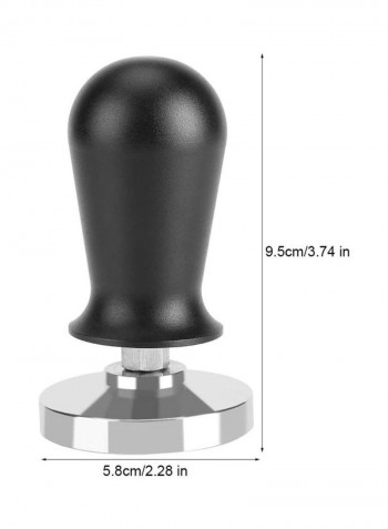 Espresso Tamper Black/Silver