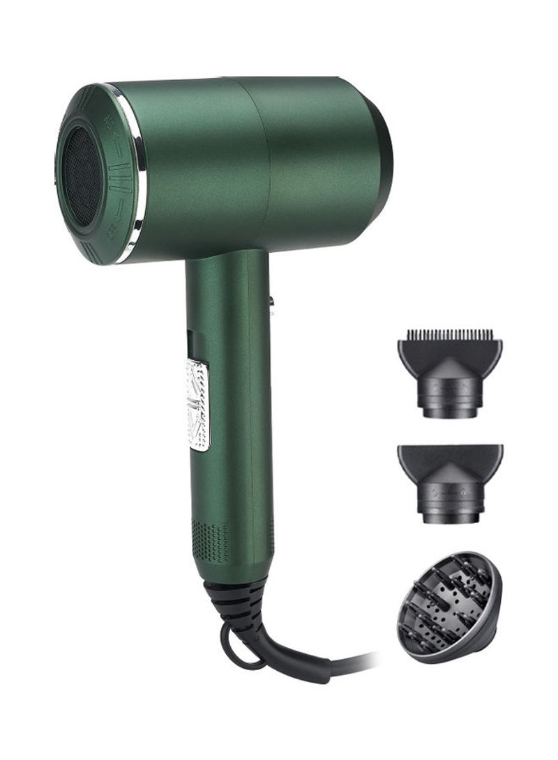 Adjustable Hair Dryer Nozzle With Diffuser Set Dark Green 30x9x24cm
