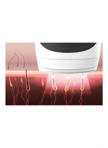 Hair Removal Permanent For Face Body Leg Electric Laser Epilator White 12 x 4 x 2cm