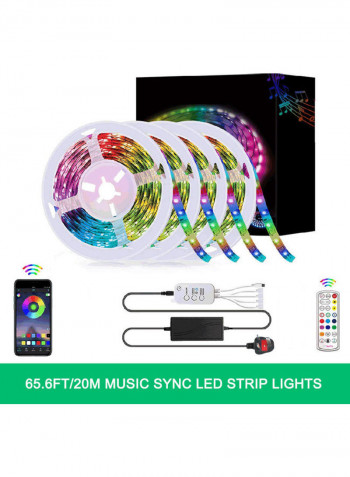 Music Sync Bluetooth LED Strip Lights Multicolour