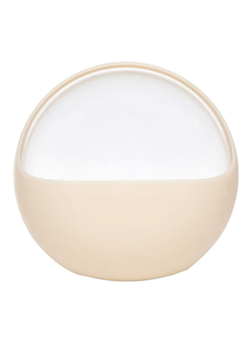 Round Shape Punch free Wall Mounted Soap Holder Beige/White 11 x 5cm
