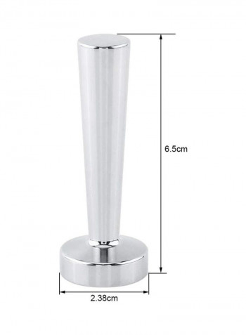 Stainless Steel Solid Espresso Coffee Tamper Tool Silver