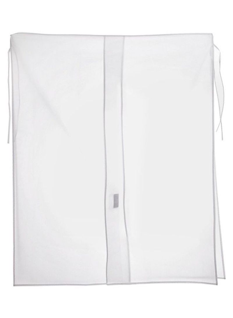 Washable Clothes Cover Bag White 60 x 110cm