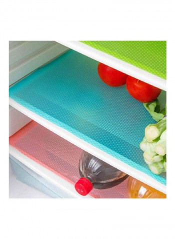 9-Piece Refrigerator Mat Multicolour 45centimeter