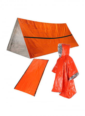 3-Piece Emergency Raincoat Gear Set