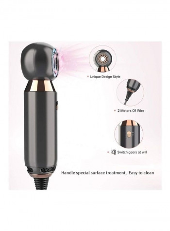 Mini Hair Dryer Black/Gold