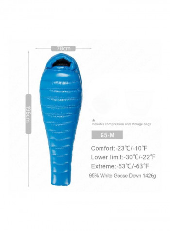 Waterproof Camping Sleeping Bag 196x78cm