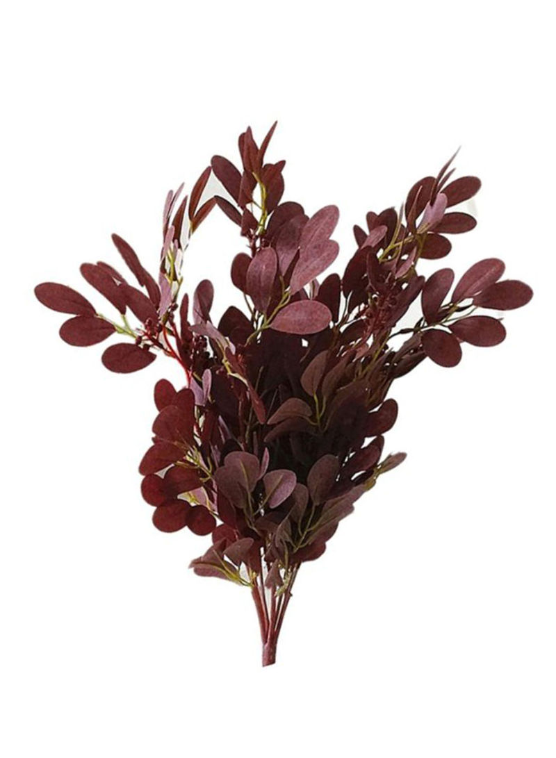 Artificial Foliage Leaf Red One Size