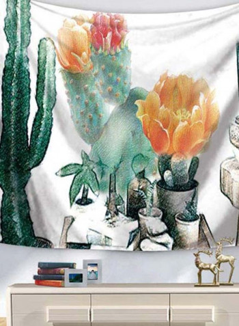 Fresh Style Floral Printed Decorative Tapestry Multicolour 150 x 200centimeter