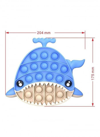 Shark Design Push Bubble Sensory Toy