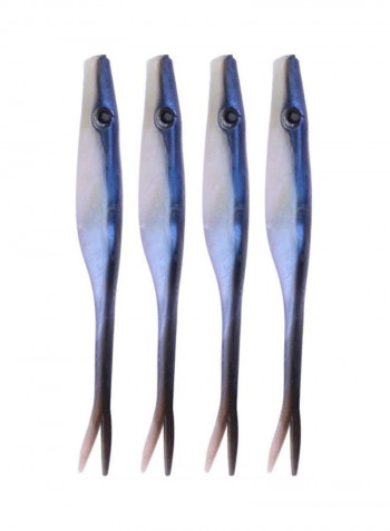 4-Piece Artificial Fishing Lures 120millimeter