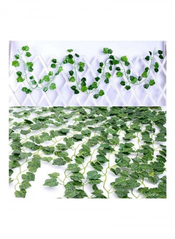 12-Piece Artificial Hanging Ivy Leaves multicolour 230cm