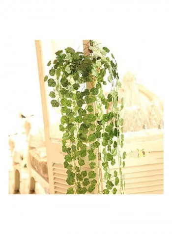 12-Piece Artificial Hanging Ivy Leaves multicolour 230cm