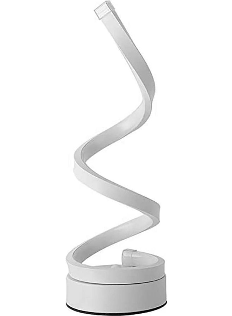 Spiral LED Table Lamp Modern Bedside Nightstand Lamp Warm one sizecentimeter