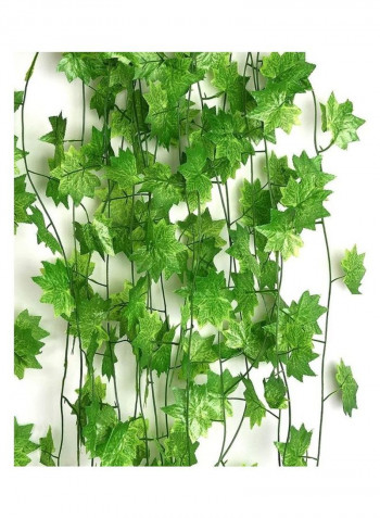 12-Piece Artificial Hanging Ivy Leaves multicolour 230cm