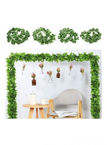 12-Piece Artificial Hanging Ivy Leaves multicolour 230cm