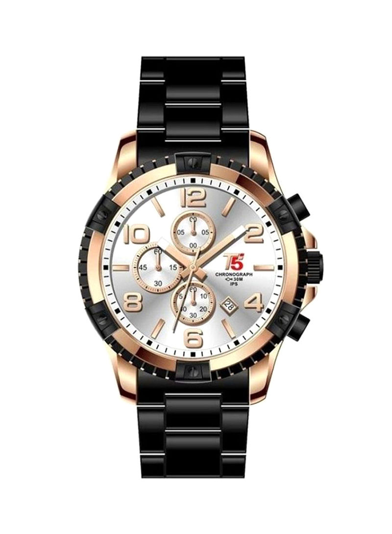 Men's Stainless Steel Chronograph Wrist Watch H3394G-F