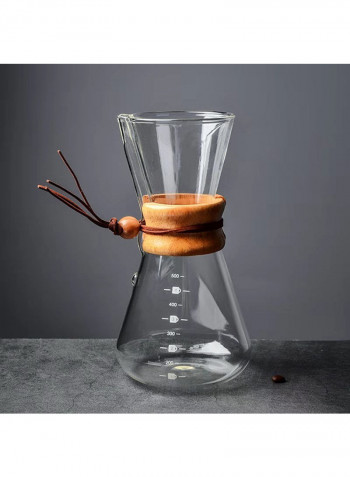 Pour Over Coffee Maker Clear