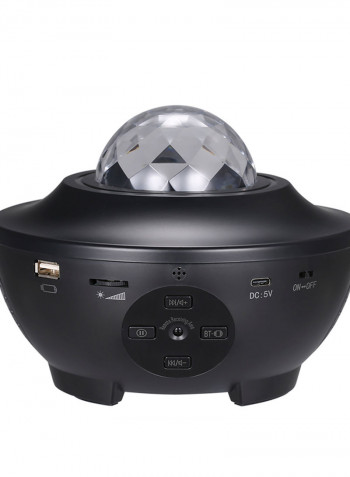 Star Projection Lamp Black 17x13.2x17cm