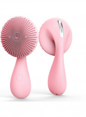 Electric Facial Cleansing Brush Pink 4.33 x 1.96 x 1.57inch