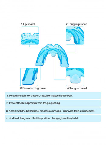 Orthodontic Teeth Alignment Tool Blue