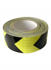 Reflective Tape Yellow/Black 23x5centimeter