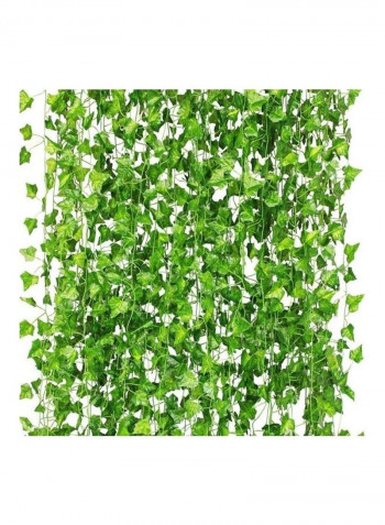 12-Piece Artificial Hanging Ivy Leaves multicolour 230cm