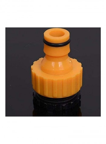 3-Piece Hose Pipe Tap Set Yellow/Black