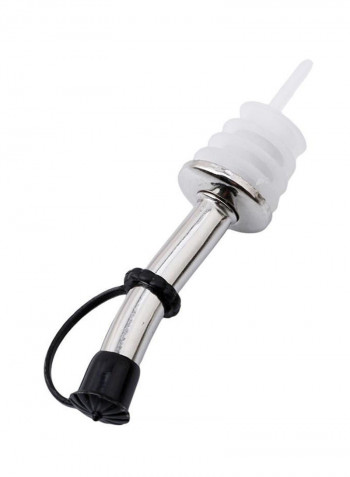 Wine Aerator Bottle Pourer Dispenser Stopper Silver/Black/White