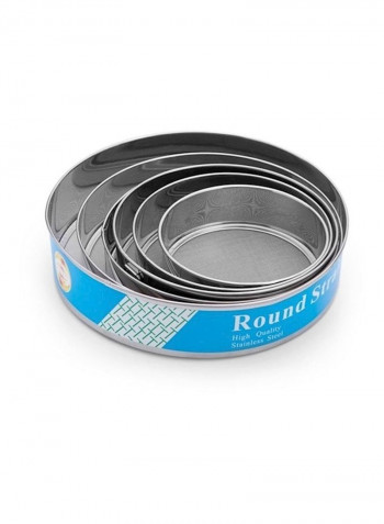 6 Piece Sifter Strainer Grey