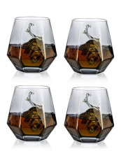 Crystal Short Drink Tumblers multicolour 300millimeter
