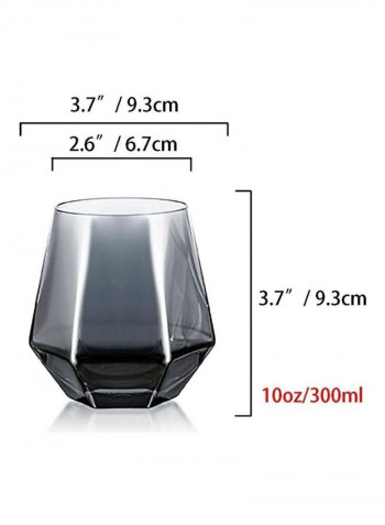 Crystal Short Drink Tumblers multicolour 300millimeter
