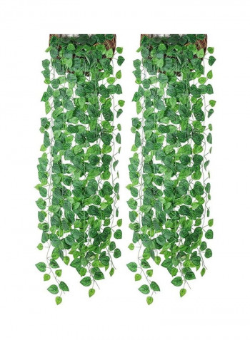 12-Piece Artificial Hanging Ivy Leaves multicolour 230cm