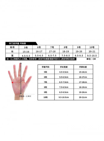 Finger Guard Goalkeeper Gloves 19cm