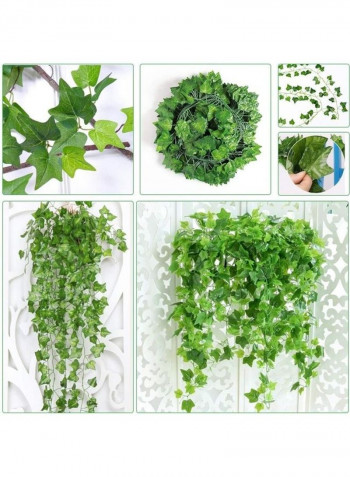 12-Piece Artificial Hanging Ivy Leaves multicolour 230cm