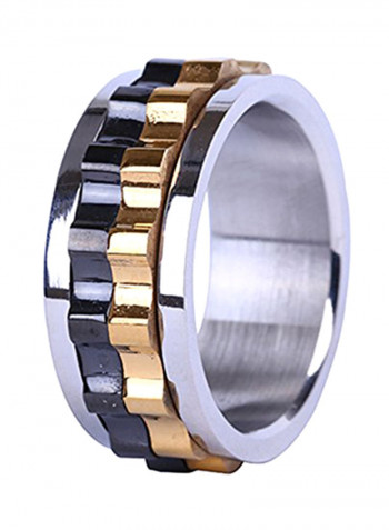 Stainless Steel Dual Gear I Spinner Ring