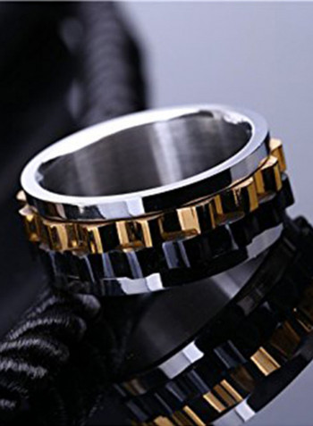 Stainless Steel Dual Gear I Spinner Ring