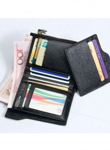 Leather Card Holder Black