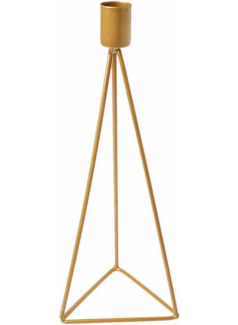 Nordic Iron Geometric Incense Candle Holder gold 16.5cm
