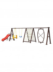 RW-13144 4 In 1 Game Swing Slide Climbing Balance 600 x 250 x 220cm