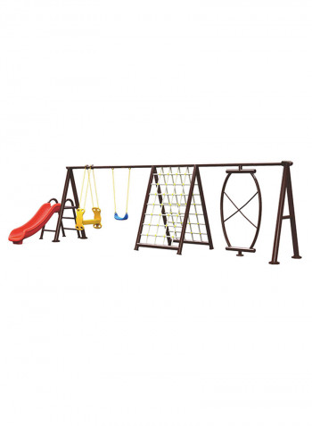 RW-13144 4 In 1 Game Swing Slide Climbing Balance 600 x 250 x 220cm