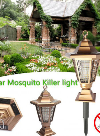 Repelling Mosquito Solar Lamp 1749cd Gold/Black