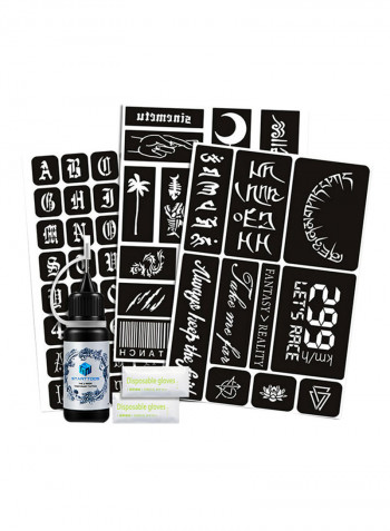 6-Piece Temporary Tattoo Card Set