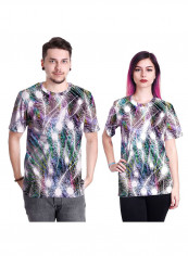 3D Printing Short Sleeve Couple T-Shirt Multicolour