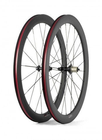 2-Piece Carbon Fiber Bicycle Wheel Set 83.2x35x68cm